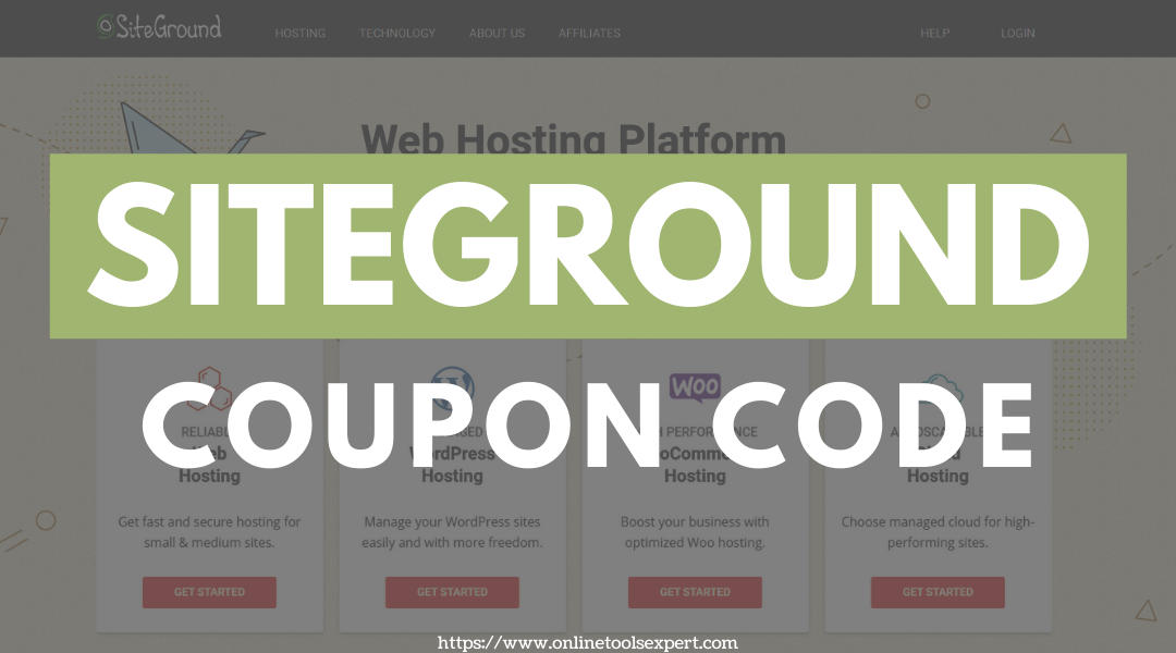 SiteGround Coupon