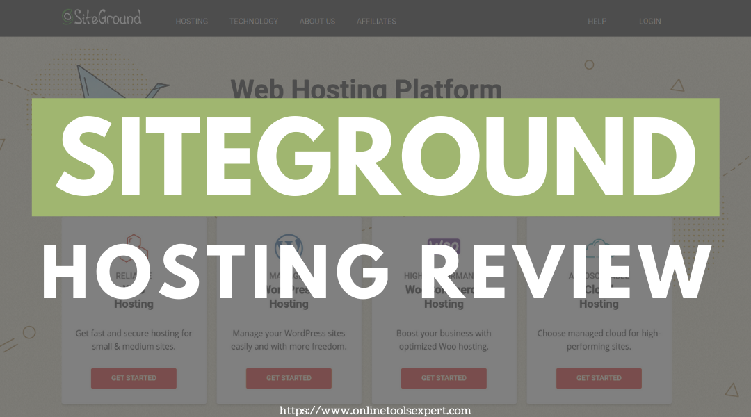 Buy  Siteground Hosting Used For Sale