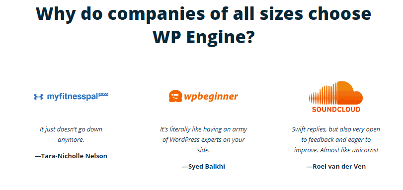 WP Engine WordPress Hosting Solution for Small-Medium Businesses