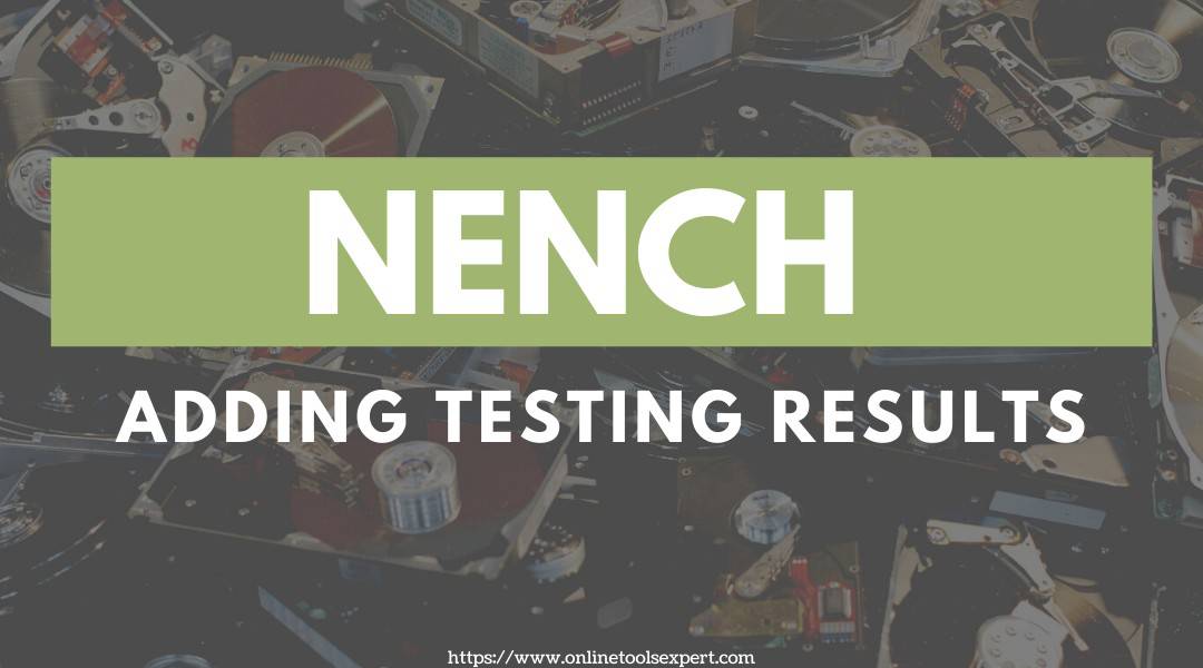 How to Publish nench VPS Server Test Results