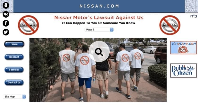 Nissan Motors lawsuit against Uzi Nissan