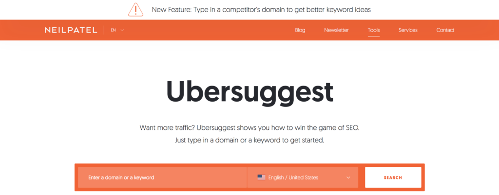ubersuggest backlink checker tool