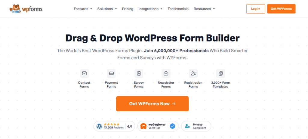 WPForms Best Form Builder For WordPress